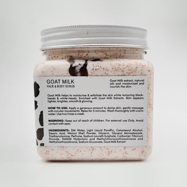 Goat Milk - Face and Body Scrub - Image 2
