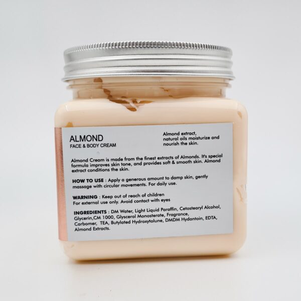 Almond - Face and Body Cream - Image 3